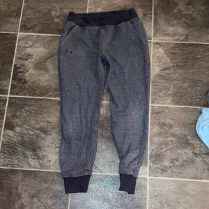 Gray Under Armour sweatpants